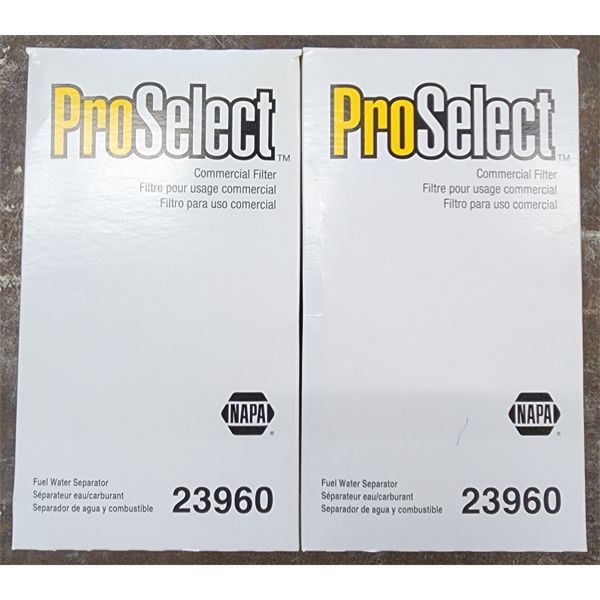 2 PROSELECT 23960 FUEL WATER SEPERATOR FILTER MSRP $81