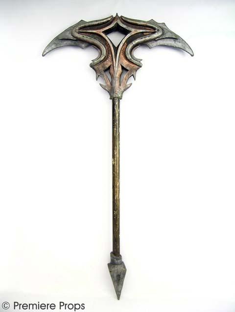 Riddick Necromanger Battle Axe Movie Props