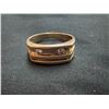 Image 1 : 10K YELLOW GOLD DIAMOND DRESS RING