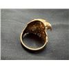 Image 2 : 10K YELLOW GOLD EAGLE DRESS RING
