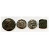 Image 1 : Bactria - Greco-Bactrian Kingdom & Indo-Greek Kingdom Eras Group. Lot of 4
