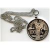Image 1 : Casino de Monte Carlo 100 Francs Silver Coin