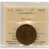 Image 1 : 1861 New Brunswick One Cent