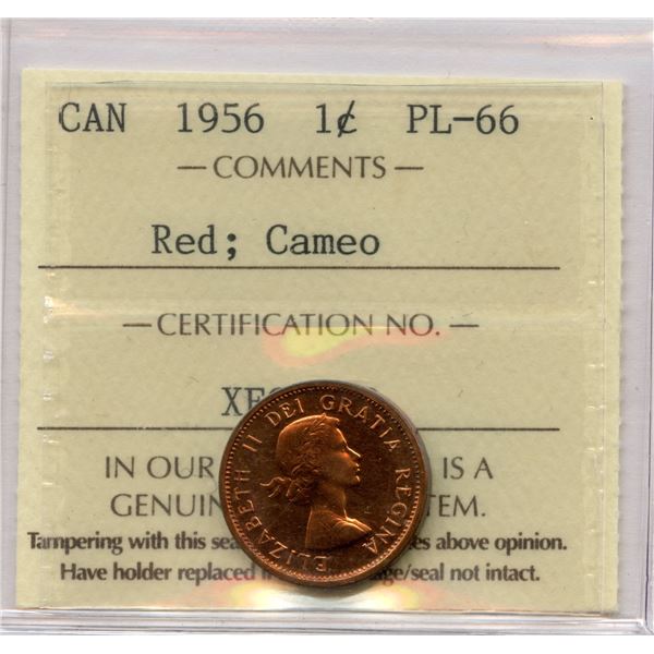 1956 One Cent - Gem Proof Like