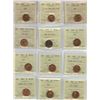 Image 1 : Canada One Cent - ICCS Graded Lot of 17