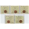 Image 2 : Canada One Cent - ICCS Graded Lot of 17