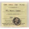 Image 1 : 1953 Ten Cents - Choice Proof Like