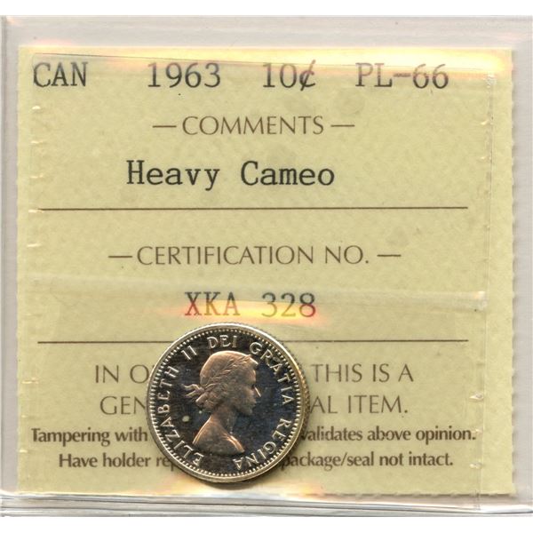 1963 Ten Cents - Gem Proof Like