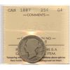 Image 1 : 1887 Twenty-Five Cents - Key Date