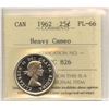 Image 1 : 1962 Twenty-Five Cents - Gem Proof Like