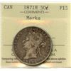 Image 1 : 1871H Fifty Cents