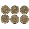 Image 2 : 1874-1974 Double Yoke Nickel Dollars - Lot of 6