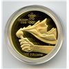 Image 1 : 1987 Elizabeth II Gold $100 Olympics - No Edge Lettering