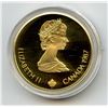 Image 2 : 1987 Elizabeth II Gold $100 Olympics - No Edge Lettering
