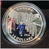 Image 1 : Canada 2014  $10 "Wait for Me, Daddy" Fine Silver Coloured (Fine Silver)