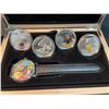Image 2 : Canada 2015 $20 1oz Looney Toons Classic Scenes 4-coin Silver Set with Wrist Watch (Fine Silver)