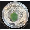 Image 2 : Canada 2017 $20 Brilliant Birch Leaves with Drusy Stone (Fine Silver)