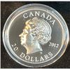 Image 2 : Canada - 2012 $20 Queen Diamond Jubilee - Ultra High Relief (Fine Silver)