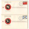 Image 2 : Canadian Philatelic FDC sterling silver medallion lot