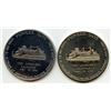 Image 2 : Chatham New Brunswick Trade Dollars - Rare Lead