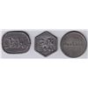 Image 1 : Canada East Communion Tokens - Lot of 3