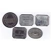 Image 1 : Canada West Communion Tokens - Lot of 5