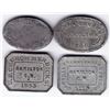 Image 1 : Canada West Communion Tokens - Lot of 4