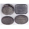 Image 1 : Canada West Communion Tokens - Lot of 4