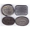 Image 2 : Canada West Communion Tokens - Lot of 4