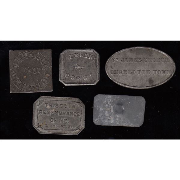 Prince Edward Island Communion Tokens