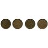Image 2 : Lot of six 1856 Mayflower Tokens.