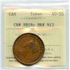 Image 1 : Breton 910, CH-NB-1A1, 1843. Graded by ICCS as AU-55. ICCS misattributed as Br. 912, CH-NB-1B. 1pc.