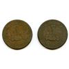 Image 2 : Two Magdalen Island Tokens.