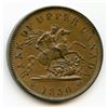 Image 1 : Lot of two 1850 Bank of Upper Canada One Penny tokens.