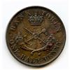 Image 8 : Lot of nine Bank of Upper Canada Half-Penny tokens.