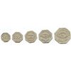Image 1 : Lot of Five Madill & Denton, Eden, Ont. Due Bill Tokens.