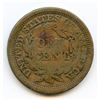 Image 2 : Devins & Bolton on 1853 USA Large Cent.