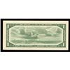 Image 2 : Bank of Canada $1, 1954 - Almost Solid Serial Numbers