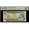 Image 1 : Bank of Canada $1, 1973 - Radar Serial Number