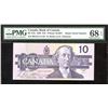 Image 1 : Bank of Canada $10, 1989 - Superb Gem Radar
