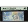 Image 1 : Bank of Canada $5, 2006 - Serial Number Mismatch Error