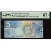 Image 2 : Bank of Canada $5, 2006 - Serial Number Mismatch Error