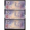 Image 1 : Bank of Canada $10, 2008-2009 - 3 Cons. with Radar