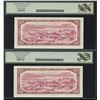 Image 2 : Bank of Canada $1000, 1954 - Consecutive Pair