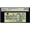 Image 1 : Bank of Canada $20, 1991 - Superb Gem Replacement
