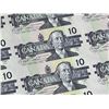 Image 2 : Bank of Canada $10, 1989 - Uncut Sheet of 40 Notes
