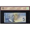 Image 2 : Bank of Canada $5, 2002 Sheet Replacement