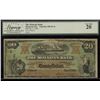 Image 1 : Molsons Bank $20, 1904