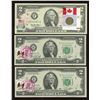 Image 1 : USA Counterstamped $2 Banknotes - Lot of 3