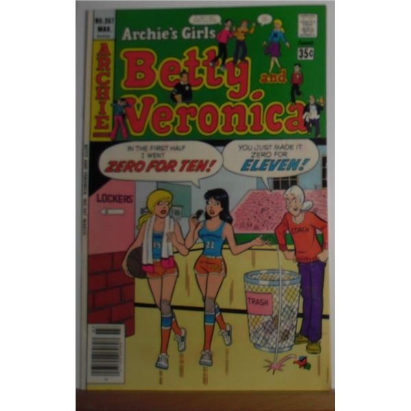 Interesting near mint or mint comic  bk Betty & Veronica -bande presque neuve ou neuve intéressante